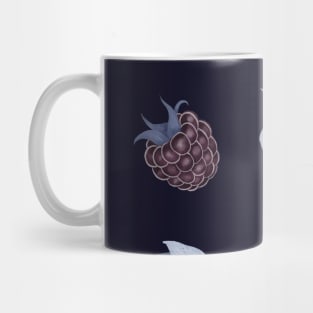 Strawberry Pattern with raspberries and blackberries Mug